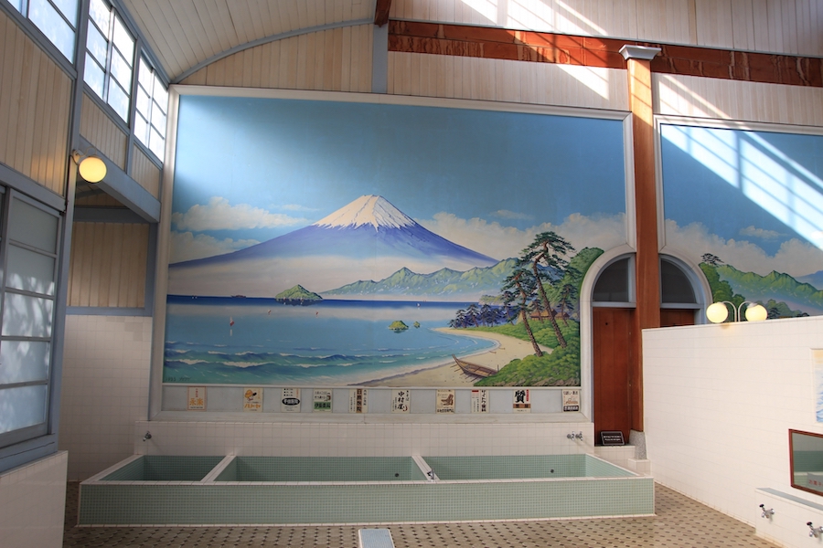 銭湯にある富士山を見ると嬉しくなっちゃう！